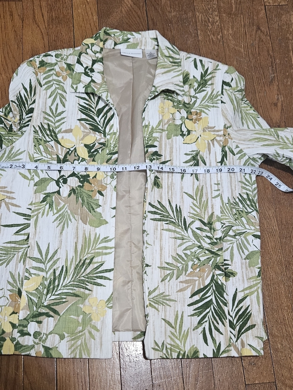 Alfred Dunner/blazer/Open Front/spring-summer/Classic Fit/size 14 - Picture 8 of 11